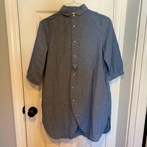 Niko and... cotton linen 3/4 sleeves dress/shirt